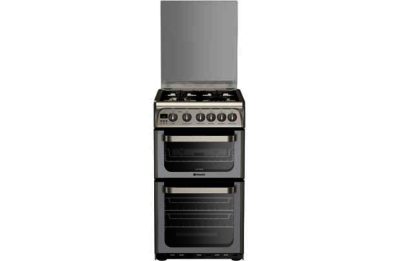 Hotpoint Ultima HUG52X Freestanding Gas Cooker S/Steel.